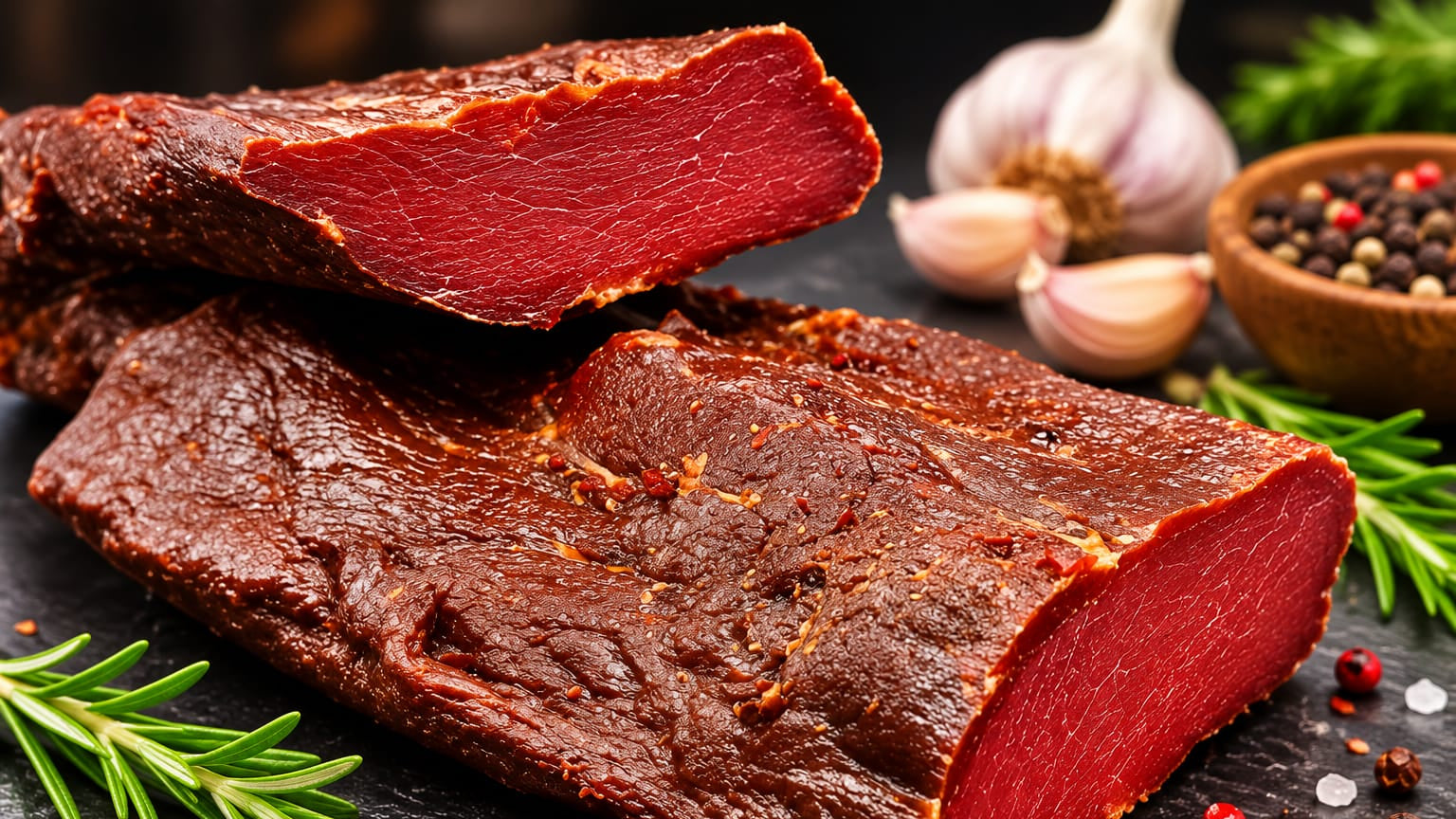 🥩 Premium Beef Jerky Rumpsteak – Trockenfleisch am Stück ( 50 gr )